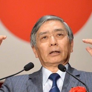 haruhiko kuroda, chef der bank of japan, hielt eine rede (26.12.2016)