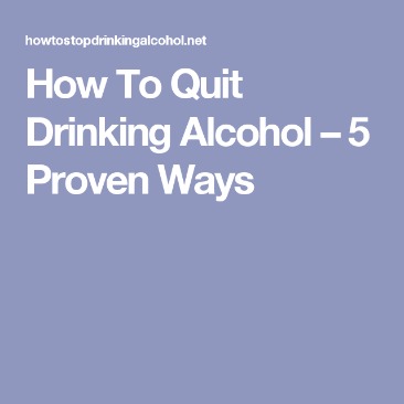 how to stop drinking alcohol without aa or rehab