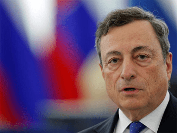 Szef EBC Mario Draghi wygłosił przemówienie w Parlamencie Europejskim (25.09.2017)